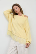 Lace Layers Sweater Knit Top