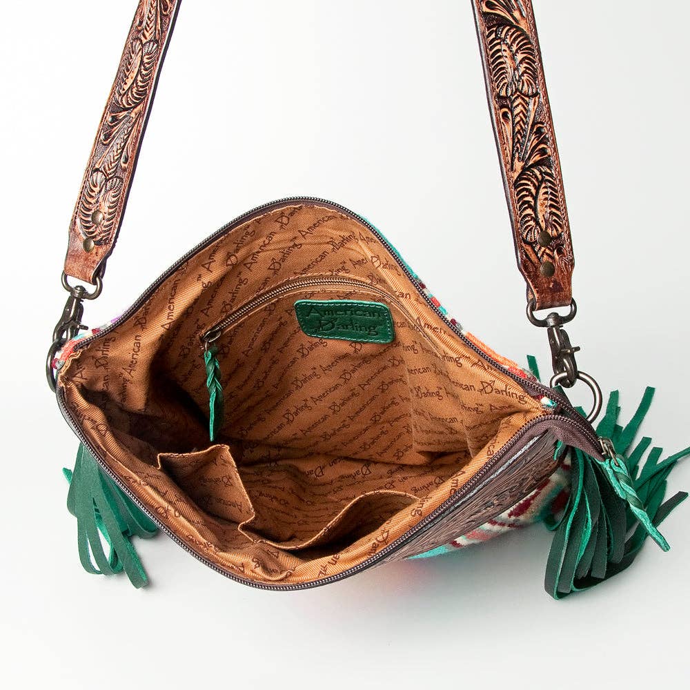 Western Crossbody Genuine Leather Fringe Purse
