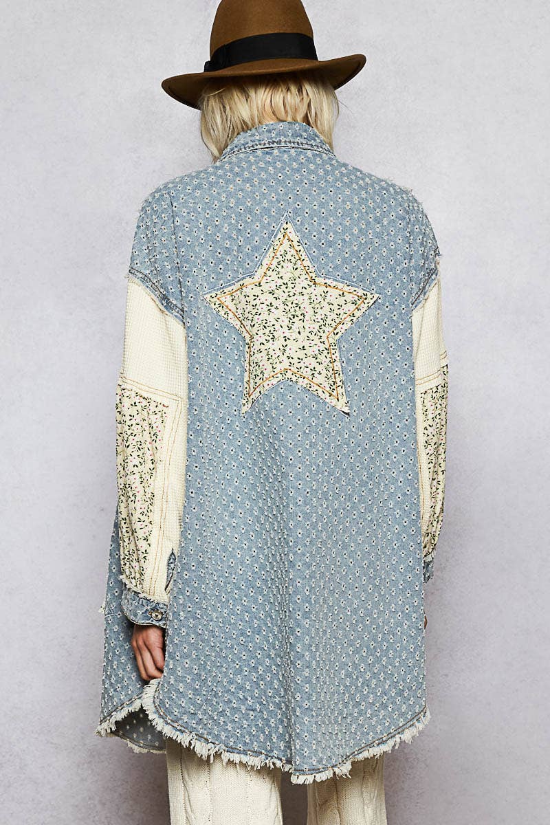 PEACE Patchwork POL Jacket