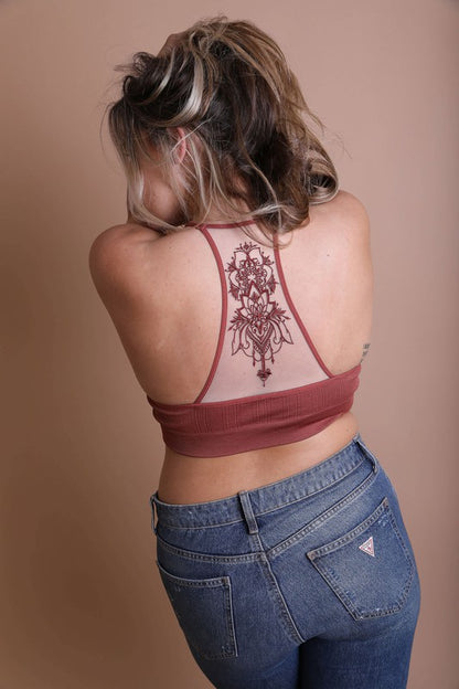 Plus Size Tattoo Bralette