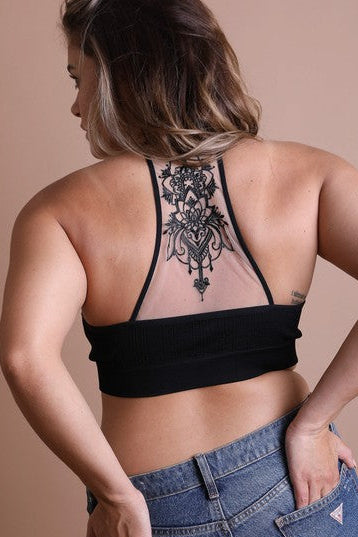 Plus Size Tattoo Bralette