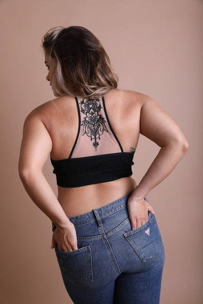Plus Size Tattoo Bralette