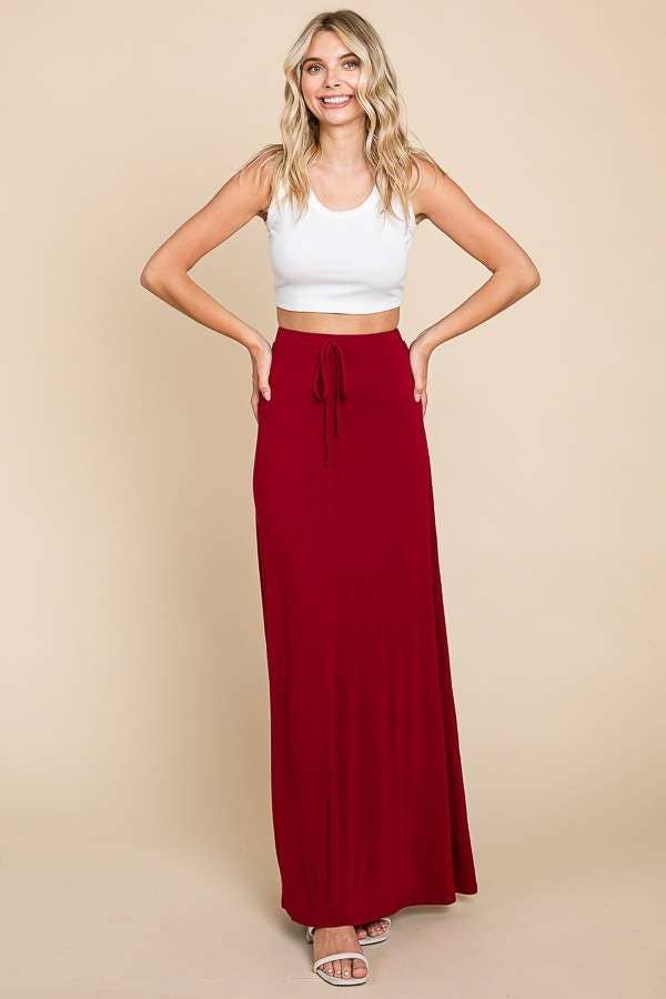 Cozy Soft FLARE MAXI SKIRT