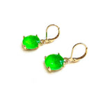 12mm Round AB Drop Earrings