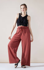 MAGIC Cotton Wide-Leg Pants