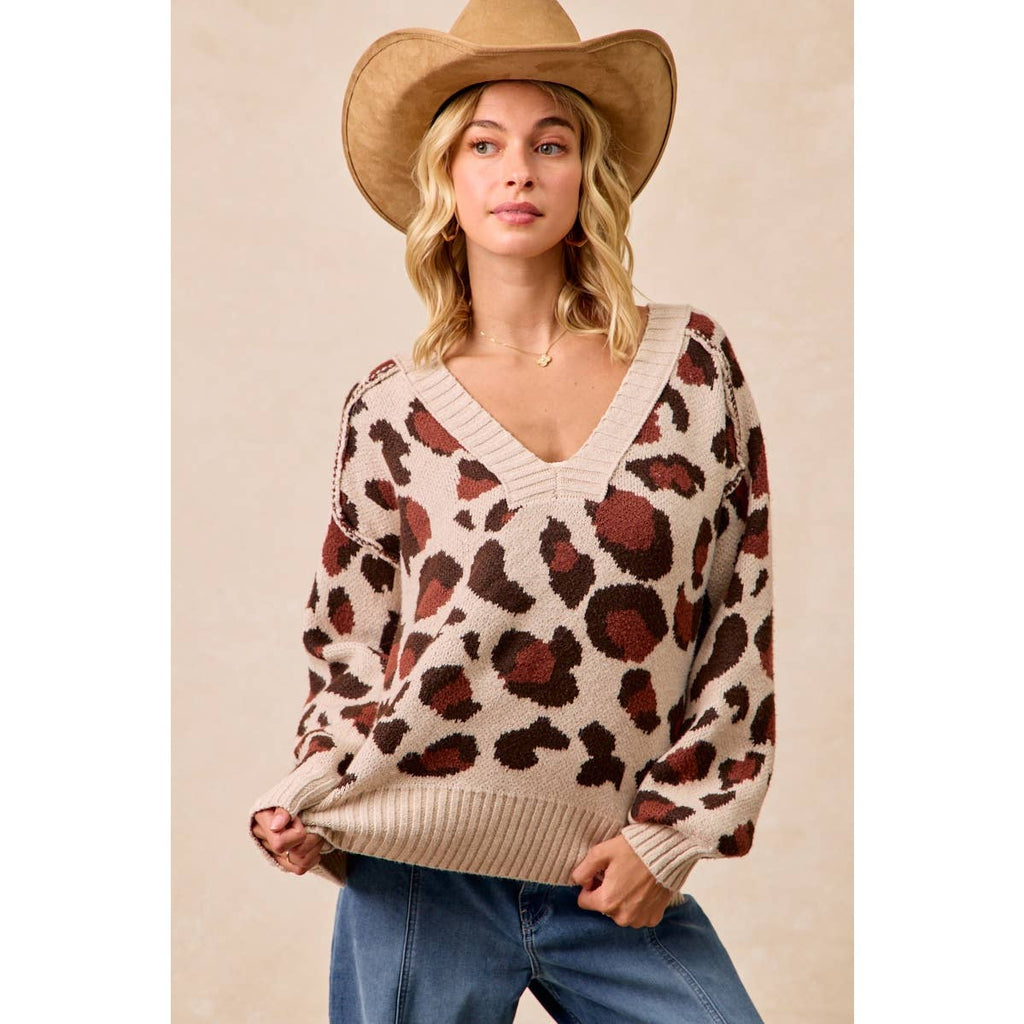 Leopard Oversized Sweater