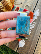 Handcrafted Sterling Silver & Turquoise Cuff Bracelet