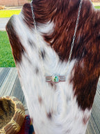 Handcrafted Sonoran Gold Turquoise & Sterling Silver Necklace