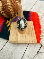 Handcrafted Sterling Silver & Palomino Turquoise Ring Size 7