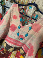 Kantha Boxy Top - Junie