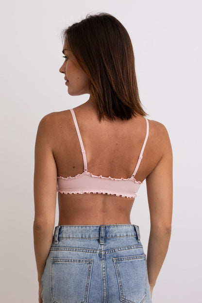 Seamless Bow Tie Triangle Bralette