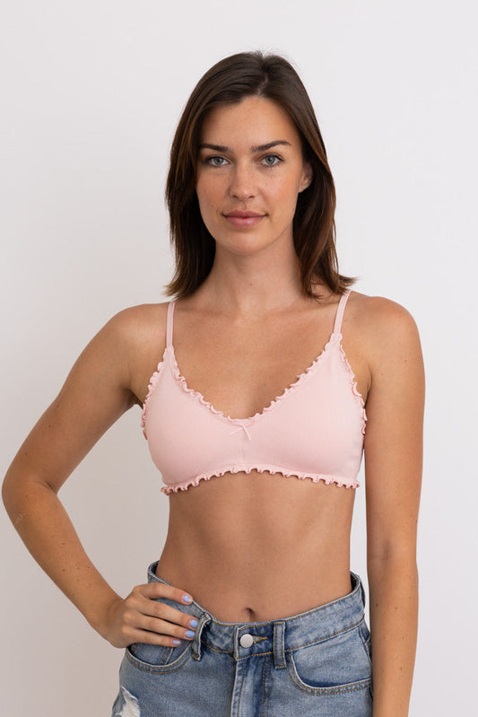 boho stretchy padded bralette
