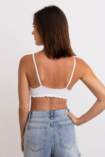 Seamless Bow Tie Triangle Bralette