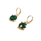 12mm Round AB Drop Earrings
