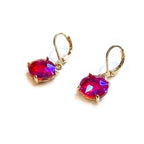 12mm Round AB Drop Earrings