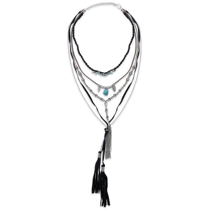 Crewcut Cowgirl Chic Layered NECKLACE