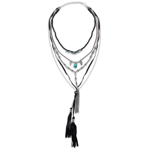 Crewcut Cowgirl Chic Layered NECKLACE