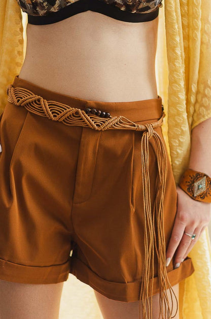Braided Bead Belt Accessories