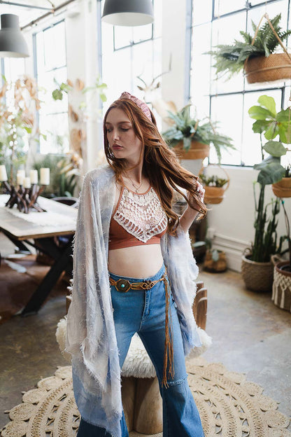 Breezy & Beautiful Dip Dye Kimono Kimonos