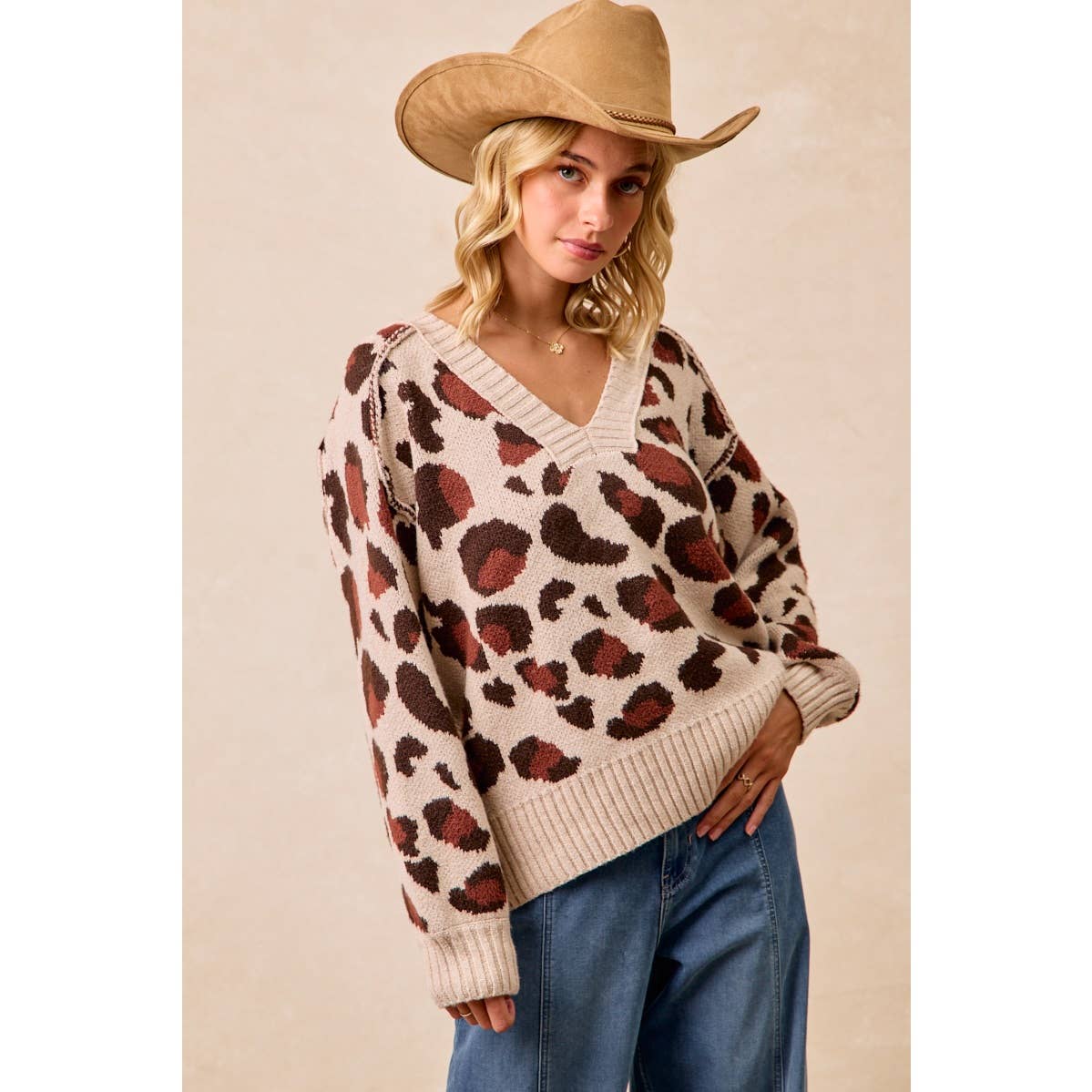Leopard Oversized Sweater