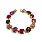 Round Cushion Cut Link Bracelet