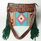 Western Crossbody Genuine Leather Fringe Purse