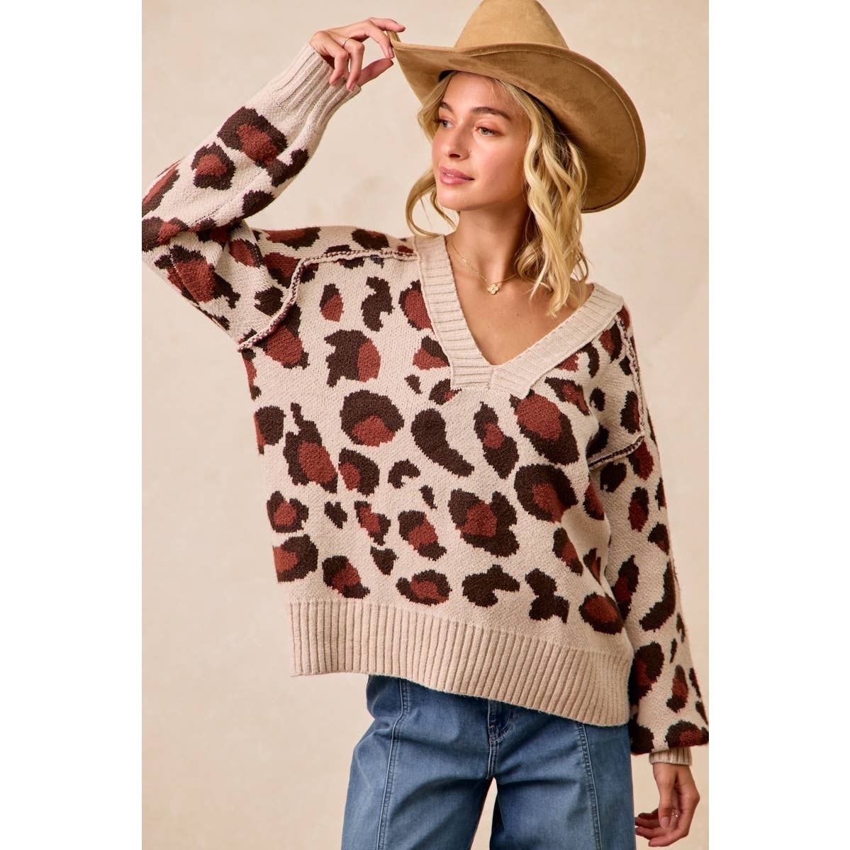 Leopard Oversized Sweater