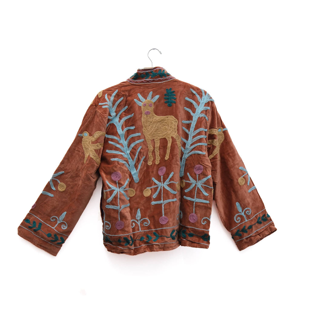 PiPPY Handmade Embroidered One of a Kind Velvet Suzani Jackets