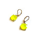 12mm Round AB Drop Earrings