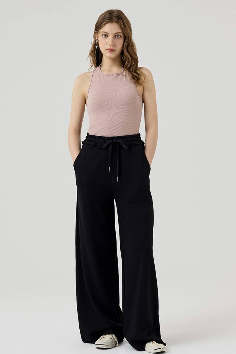 MAGIC Cotton Wide-Leg Pants