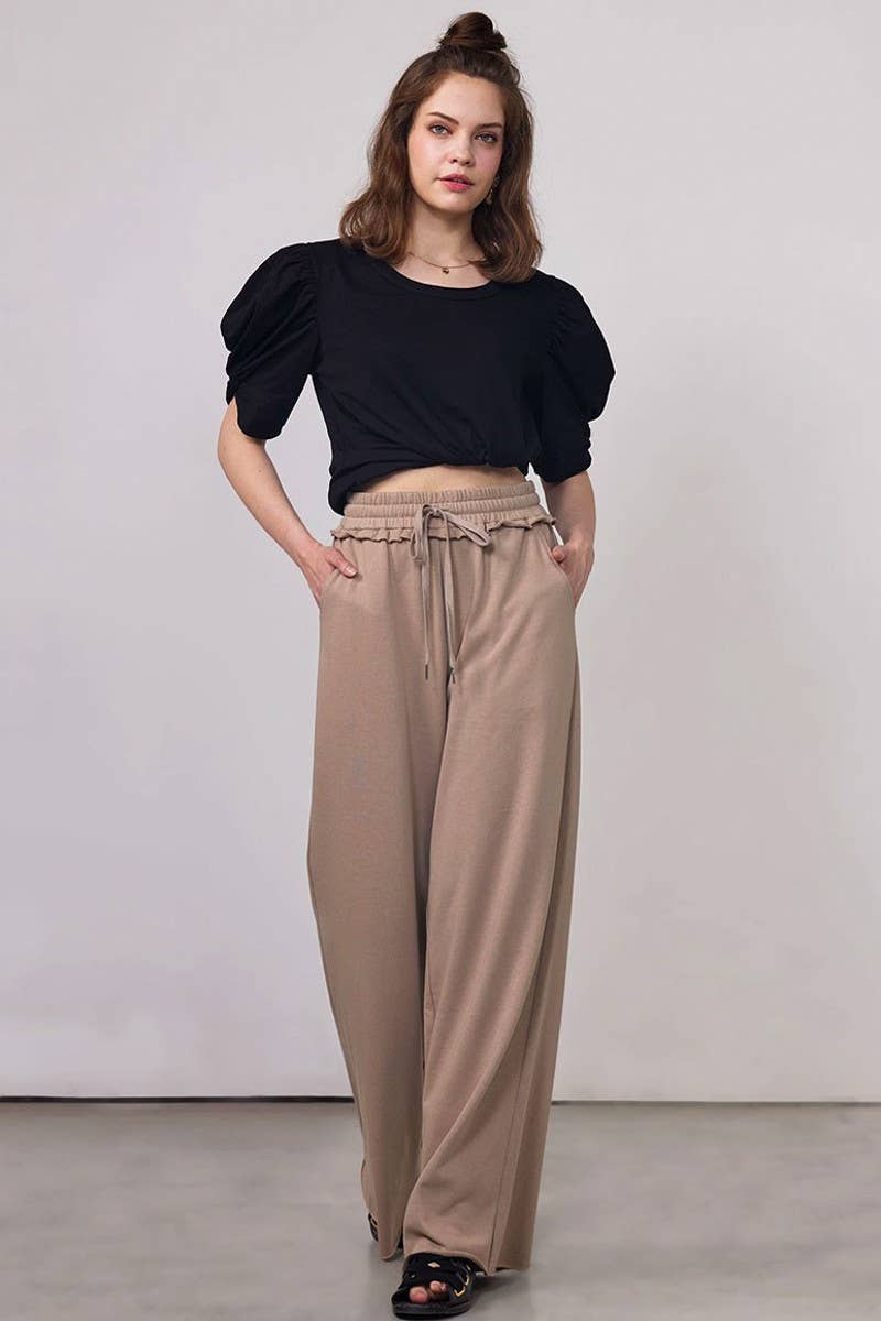 MAGIC Cotton Wide-Leg Pants