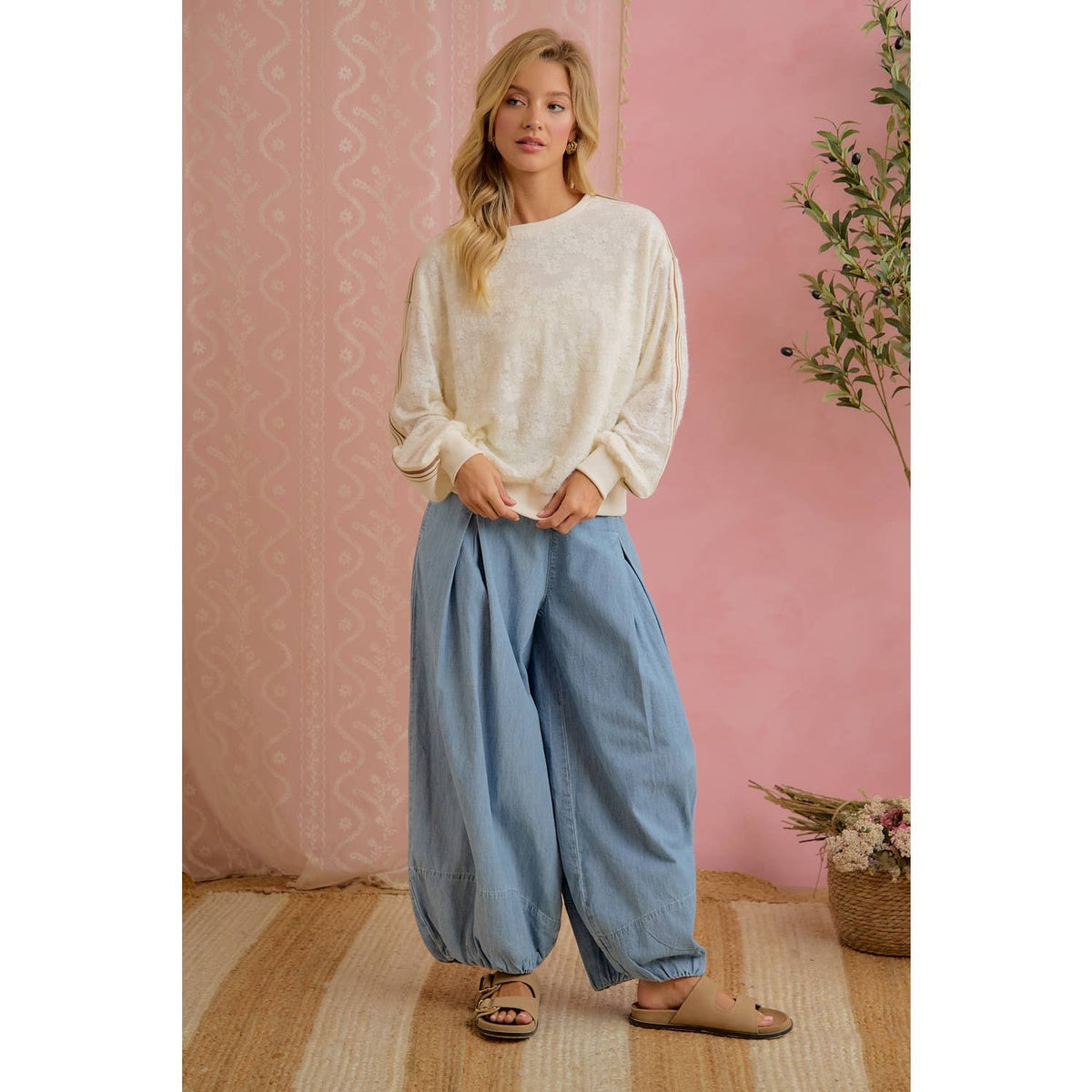 Balloon Denim Jeans Pants