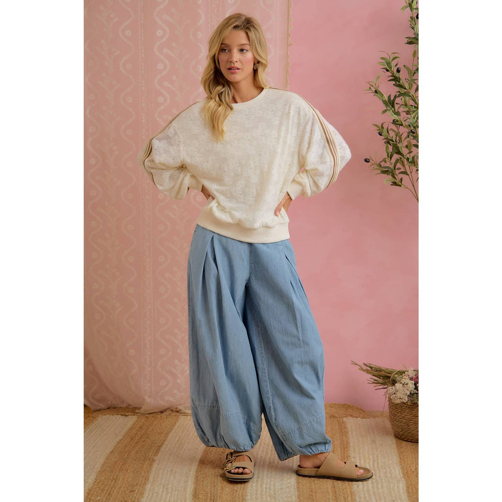 Balloon Denim Jeans Pants