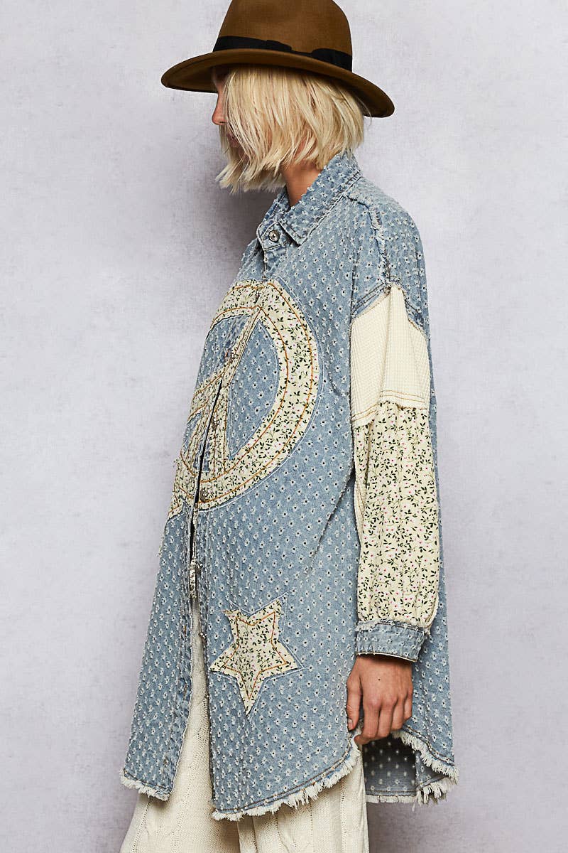 PEACE Patchwork POL Jacket