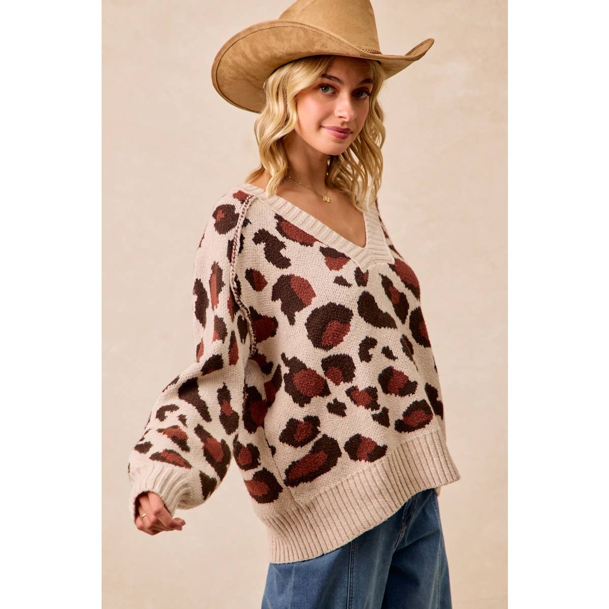 Leopard Oversized Sweater