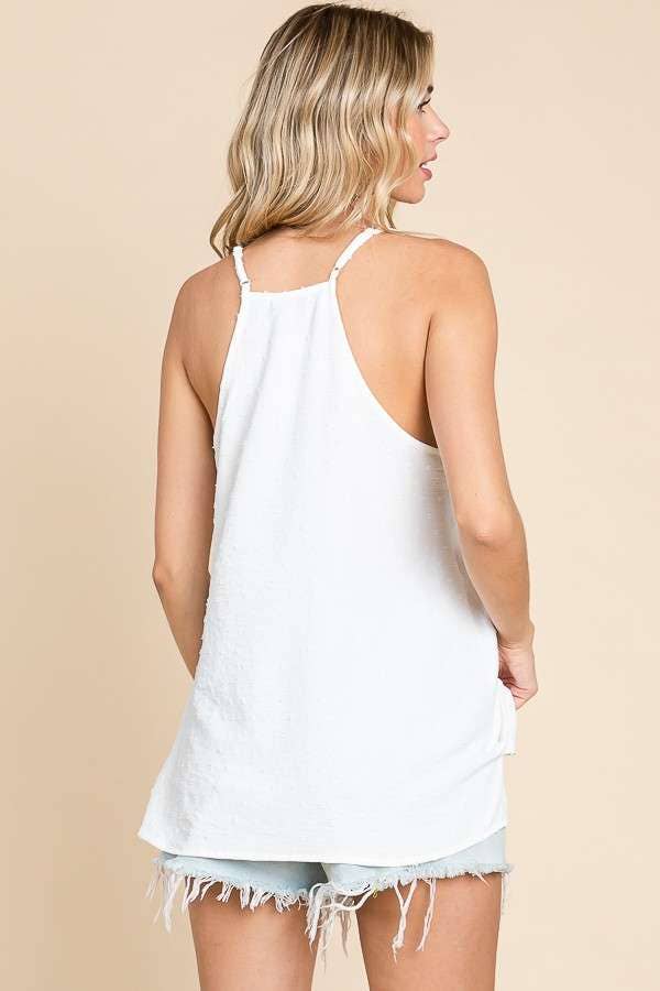 Eyelash Lace Cami Tank Top