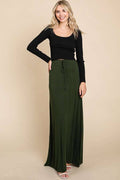Cozy Soft FLARE MAXI SKIRT