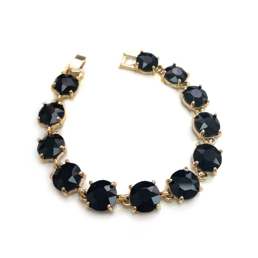 Round Cushion Cut Link Bracelet