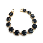 Round Cushion Cut Link Bracelet