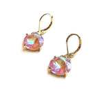 12mm Round AB Drop Earrings