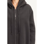 Cozy Overload Oversized Longline Zip-Up Hoodie Jacket