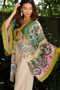 Free Spirit Boho Tie Front Wrap w/ Armholes Kimono One Size