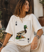 Lucky Duck Crystal Graphic Tee