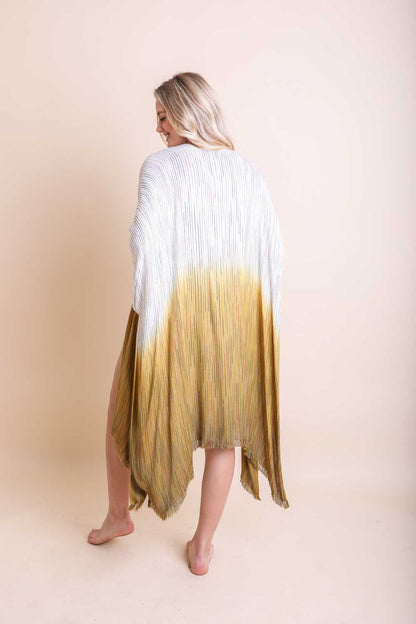 Ombre Vertical Stitched Kimono