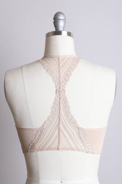 Seamless Lace Racerback Bralette