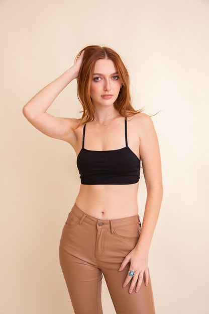 Open Cage Back Seamless Bralette