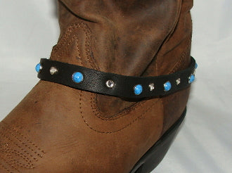Vintage Leather Boot Bracelets