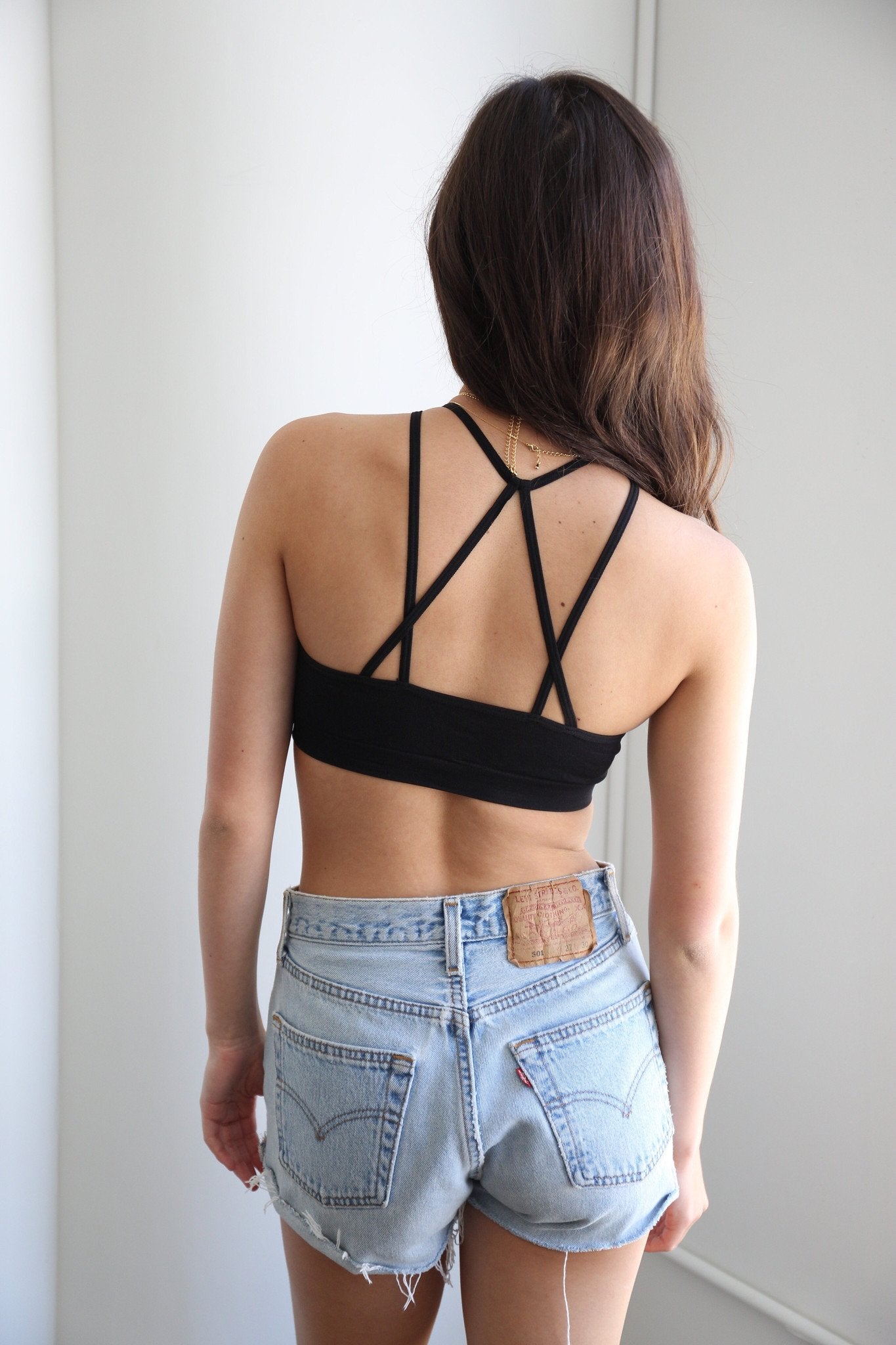 Frankie High Neck Seamless Bralette