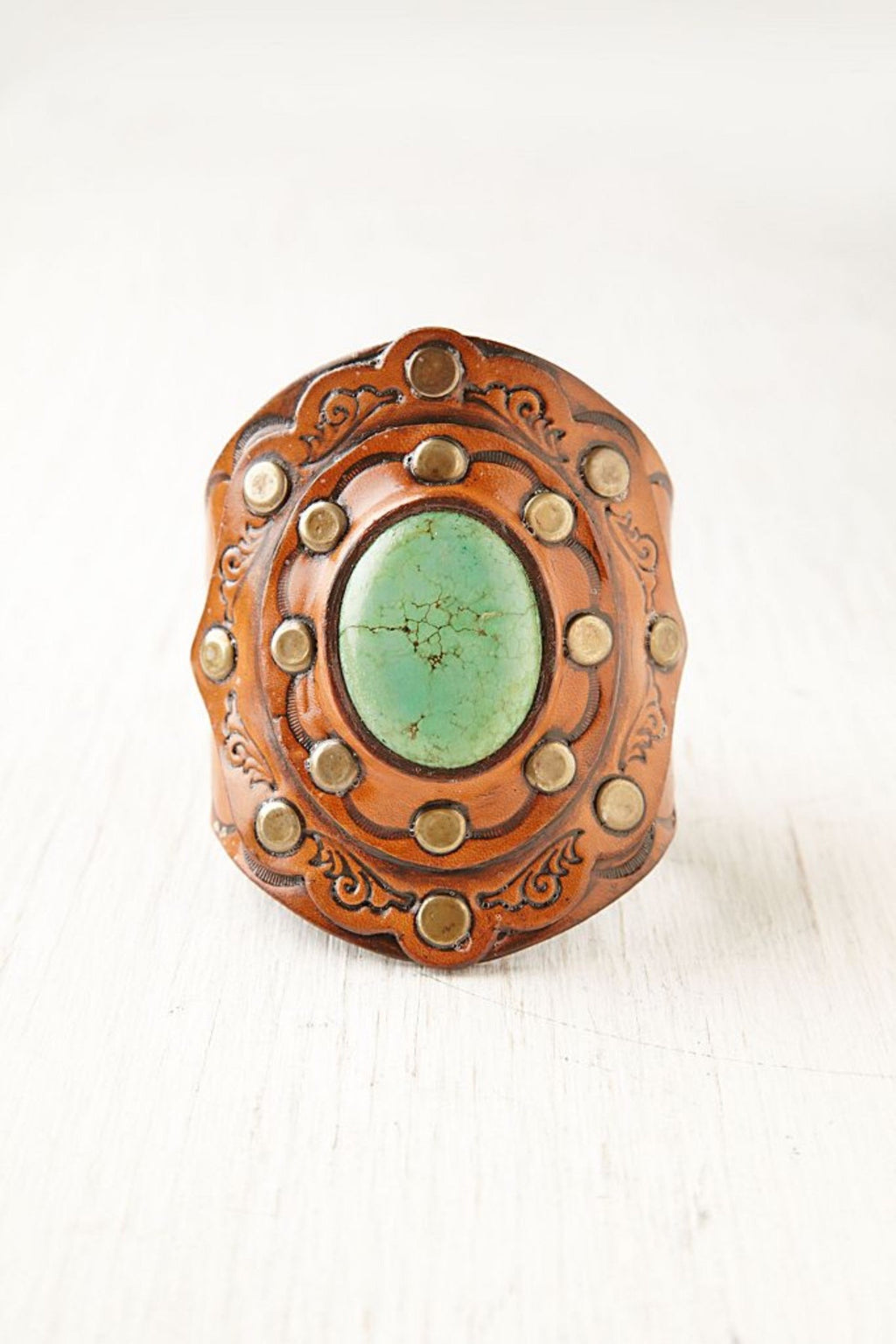 boho leather cuff karen kell collection